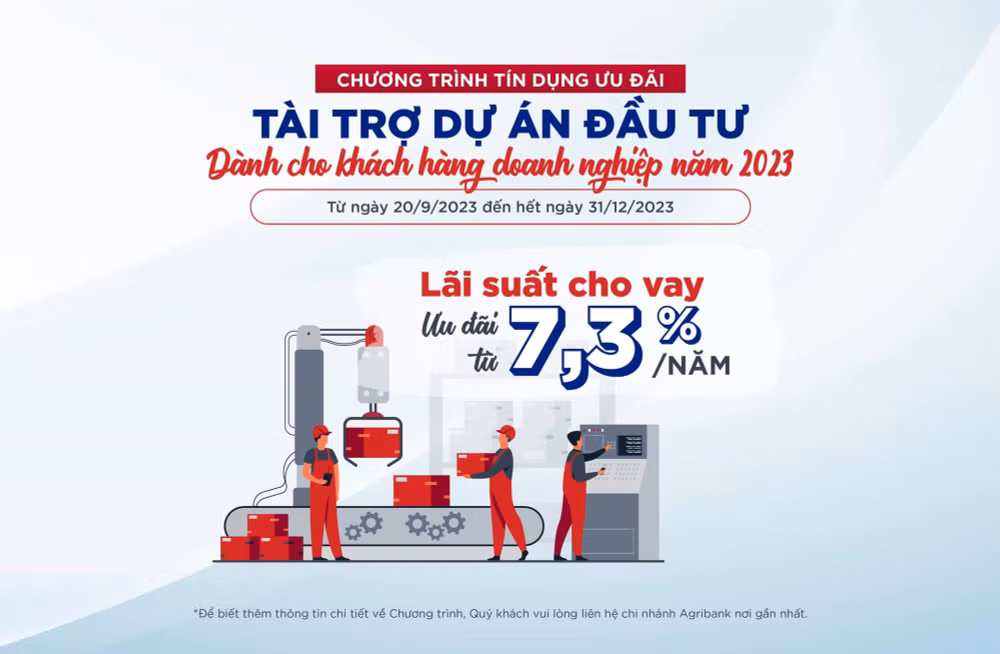 agribank cho vay uu dai khach hang doanh nghiep dau tu du an 5 nganh trong diem nam 2023 hinh 2