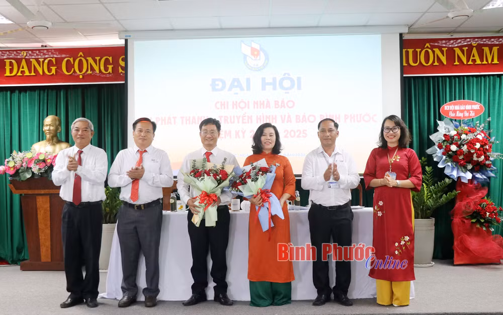 dai hoi chi hoi nha bao dai phat thanh truyen hinh va bao binh phuoc nhiem ky 2023 2025 thanh cong tot dep hinh 1