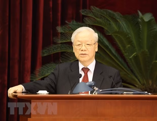 toan van phat bieu cua tong bi thu be mac hoi nghi trung uong 8 hinh 1