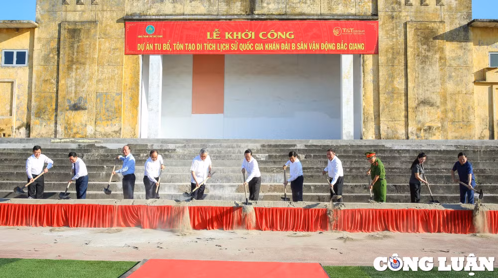 bac giang khoi cong du an tu bo di tich lich su quoc gia khan dai b san van dong tinh hinh 5