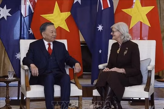 Tổng Bí thư, Chủ tịch nước Tô Lâm hội kiến Toàn quyền Australia