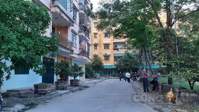 Bệnh nhân N.B.T ngụ tại chung cư Đông Phát, P. Đông Vệ, TP. Thanh Hóa nhưng về quê ở Nga Sơn trong ngày 29/4. Ảnh: Huy Hoàng