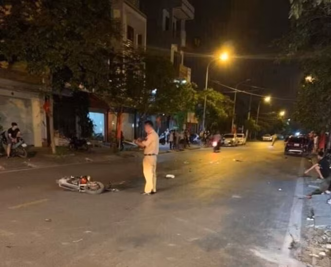 Hiện trường vụ tai nạn (ảnh MXH).
