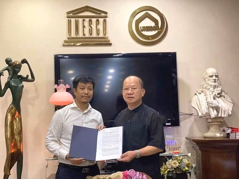 Ông Trần Văn Mạnh được bổ nhiệm làm Tổng biên tập Tạp chí Ngày Nay. Ảnh: PV