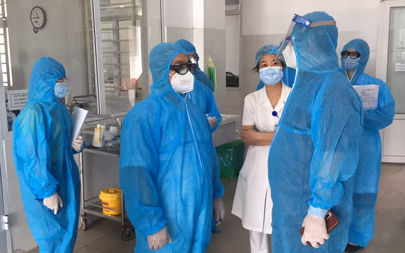 Vĩnh Phúc phát hiện 9 ca nghi dương tính Covid-19. Ảnh: TL