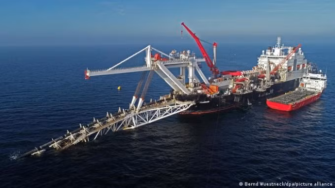 Đường ông Nord Stream 2. Ảnh: DPA