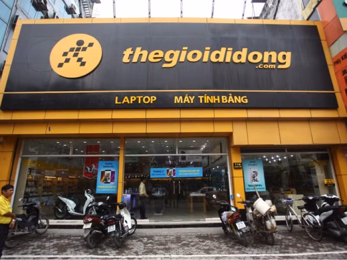 Một cửa hàng Thế giới di động của MWG.