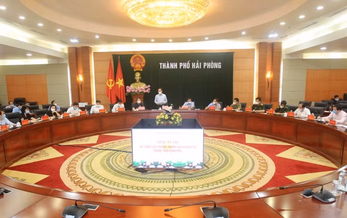 Toàn cảnh Hội nghị phòng, chống dịch bệnh COVID-19 trong tình hình mới.