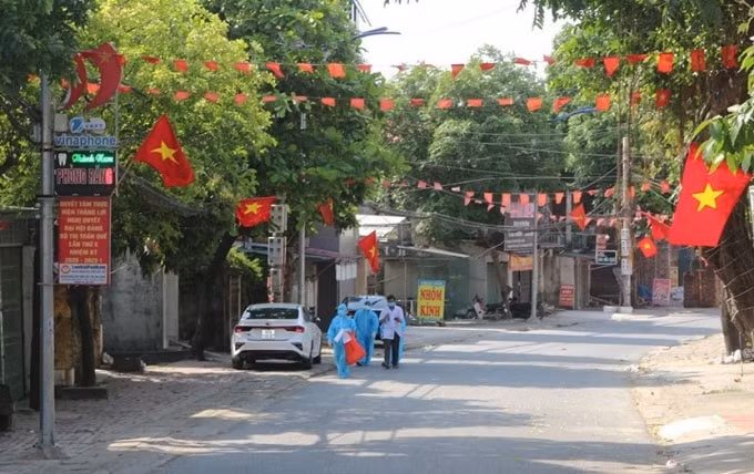 Các hoạt động kiểm soát dịch bệnh Covid - 19 đã được triển khai tại thị trấn Quế, huyện Kim Bảng.