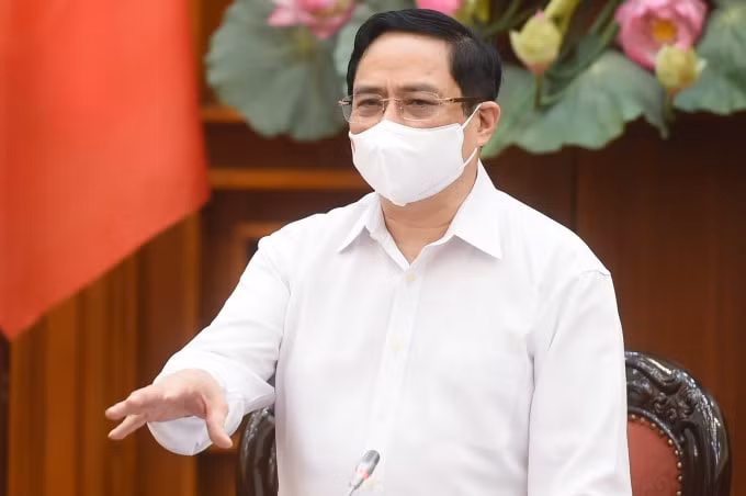 Thủ tướng Phạm Minh Chính yêu cầu khắc phục khuynh hướng hoang mang, dao động, hoảng hốt, mất bình tĩnh khi dịch bùng phát.