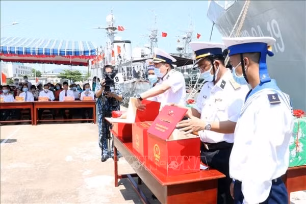 Cuộc bầu cử sáng 4/5 đã diễn ra tốt đẹp, đúng quy trình, đúng thủ tục. Ảnh: TTXVN