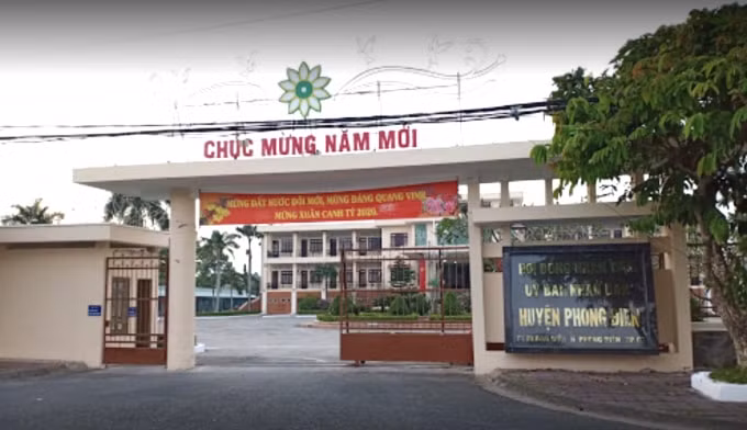 Trụ sở UBND huyện Phong Điền, TP Cần Thơ.