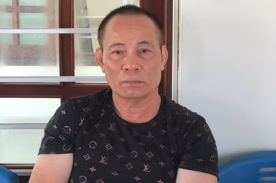 Nghi phạm Cao Trọng Phú tại cơ quan công an. Ảnh công an