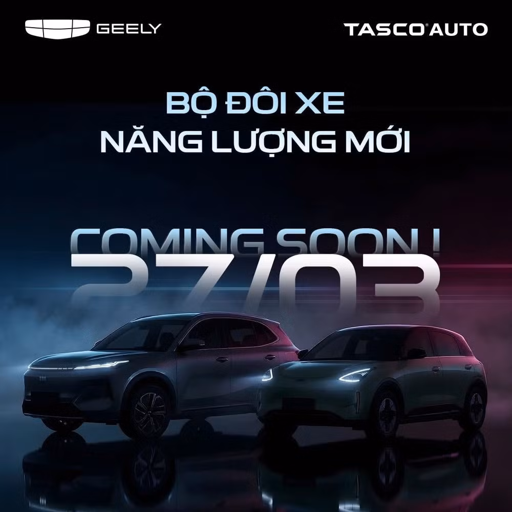 Teaser hé lộ về thời điểm ra mắt 2 mẫu xe mới của Geely Việt Nam - Ảnh chụp màn hình
