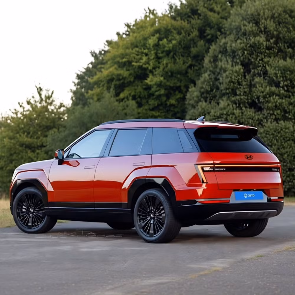 Thiết kế phần đuôi xe Hyundai Tucson 2027 - Ảnh dựng đồ họa: Autoya