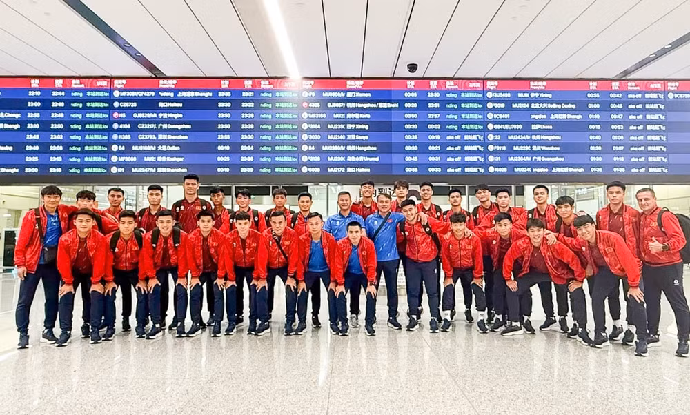 U23 Việt Nam có mặt tại Tây An TQ