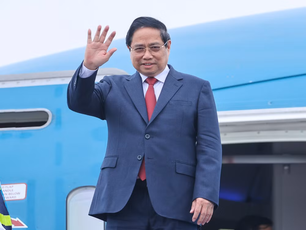 Thủ tướng Phạm Minh Chính về tới Hà Nội, kết thúc tốt đẹp chuyến thăm chính thức Liên bang Nga- Ảnh 1.