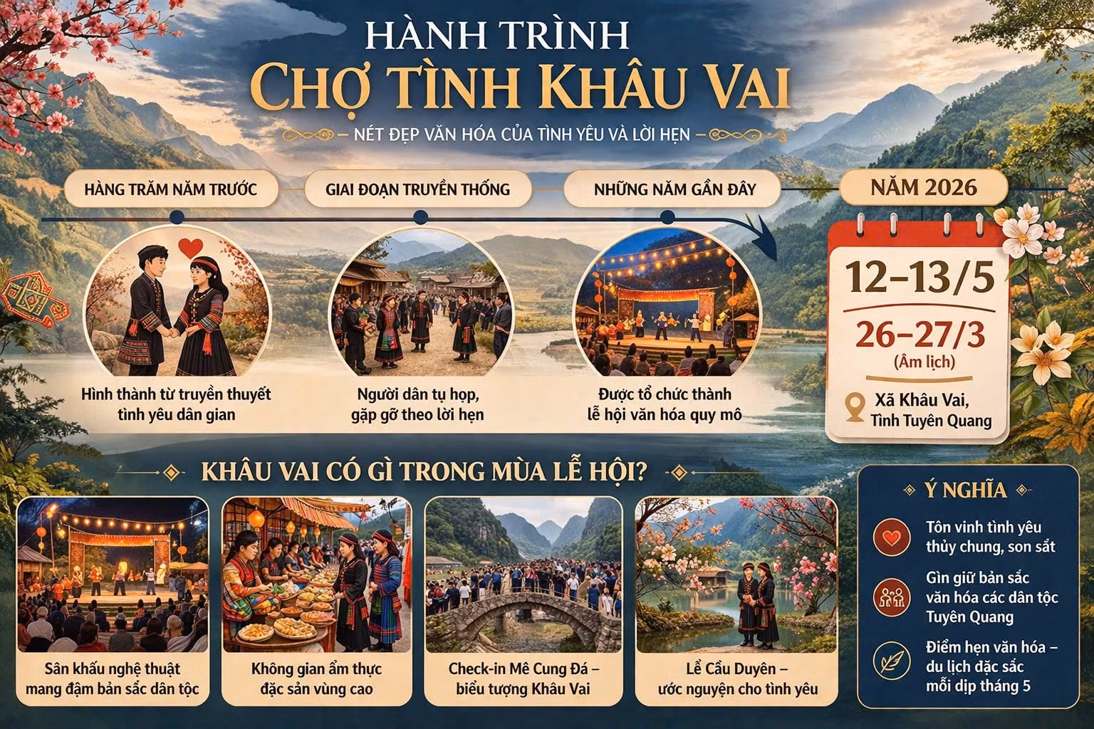 CHỢ TÌNH KHÂU VAI Phiên chợ của những lời hẹn chưa bao giờ kết thúc