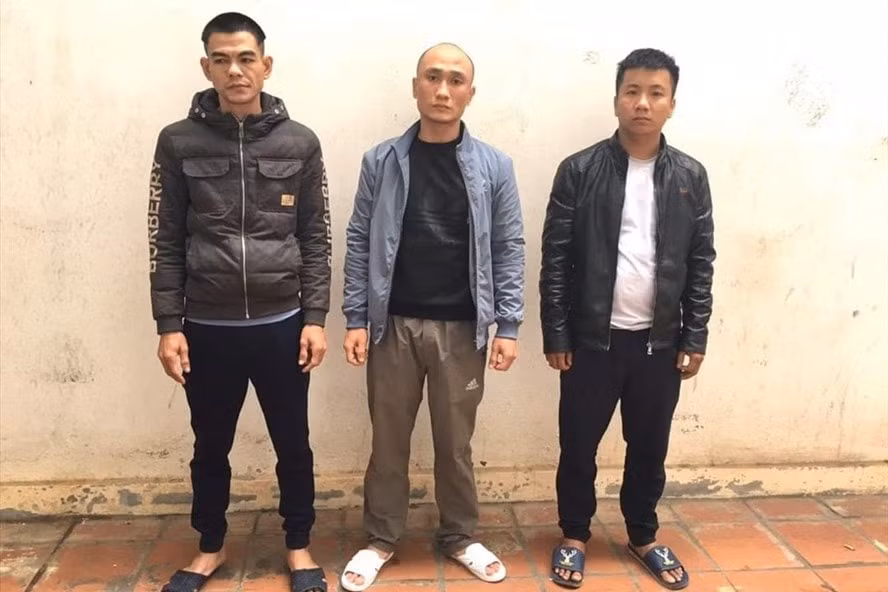 Hình ảnh 3 đối tượng trộm cắp xe máy liên tỉnh bị bắt giữ. Ảnh: laodong.vn
