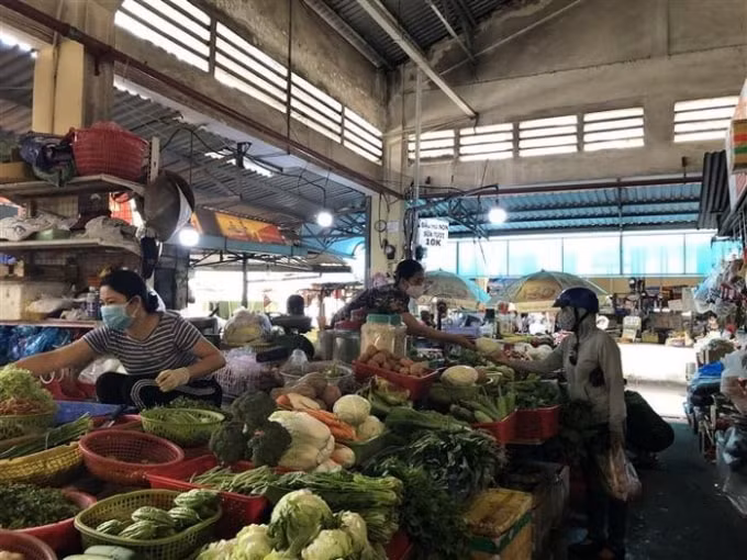 Tạm ngưng hoạt động chợ Thủ Đức B từ 12h ngày 8/7. (Ảnh minh họa: vtvnew)