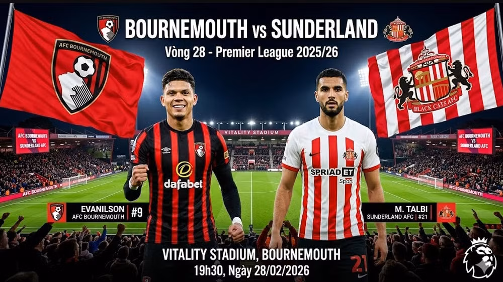 Bournemouth vs Sunderland