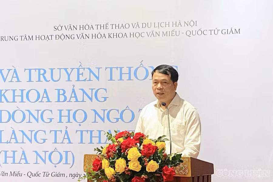 Tôn vinh truyền thống khoa bảng dòng họ Ngô Thì ở Hà Nội