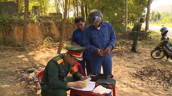 Bộ CHQS tỉnh tăng cường kiểm soát quân sự.