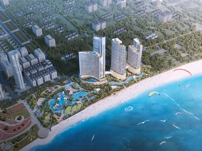 Dự án SunBay Park Hotel & Resort Phan Rang tại trung tâm công viên biển Bình Sơn.