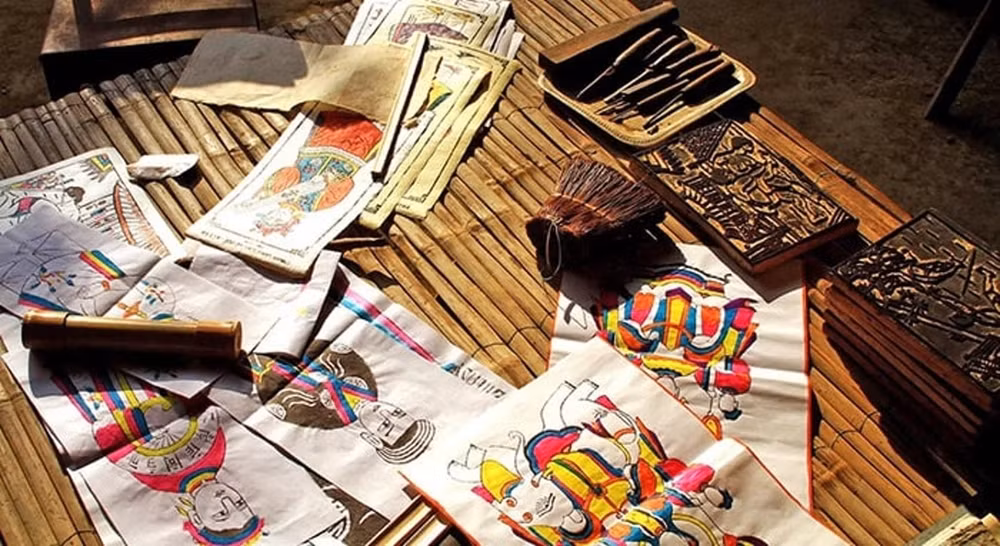 tranh tet tro lai trong nha viet hinh 3