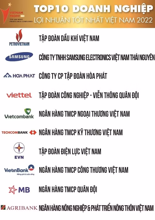 petrovietnam tiep tuc dan dau top 500 doanh nghiep loi nhuan tot nhat viet nam hinh 1