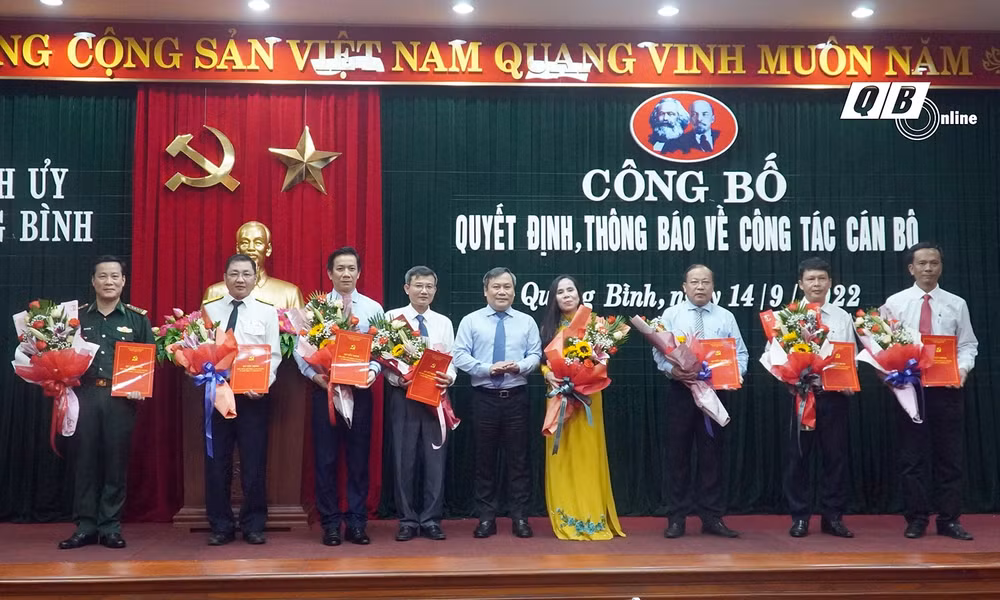 quang binh dieu dong bo nhiem 9 can bo chu chot hinh 1