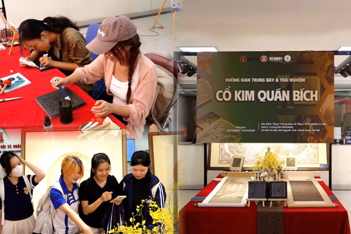 Triển lãm 'Cổ Kim Quán Bích': Từ tư liệu lịch sử đến trải nghiệm thực tế