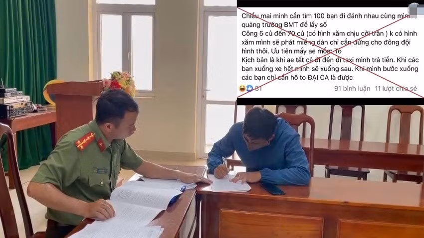 phat nguoi dan ong dang thong tin thue nguoi di danh nhau len mang xa hoi hinh 1