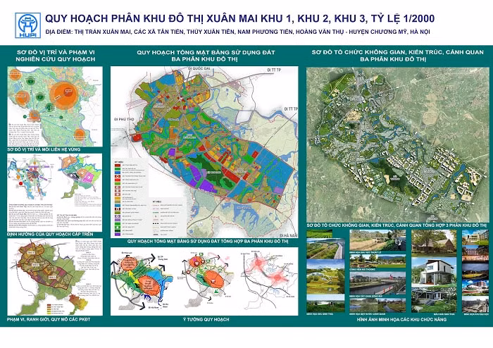 cong bo 3 do an quy hoach phan khu do thi xuan mai ha noi hinh 1