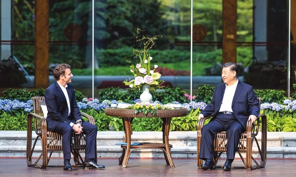 tong thong phap macron ket thuc chuyen tham trung quoc voi nhieu ket qua hinh 1