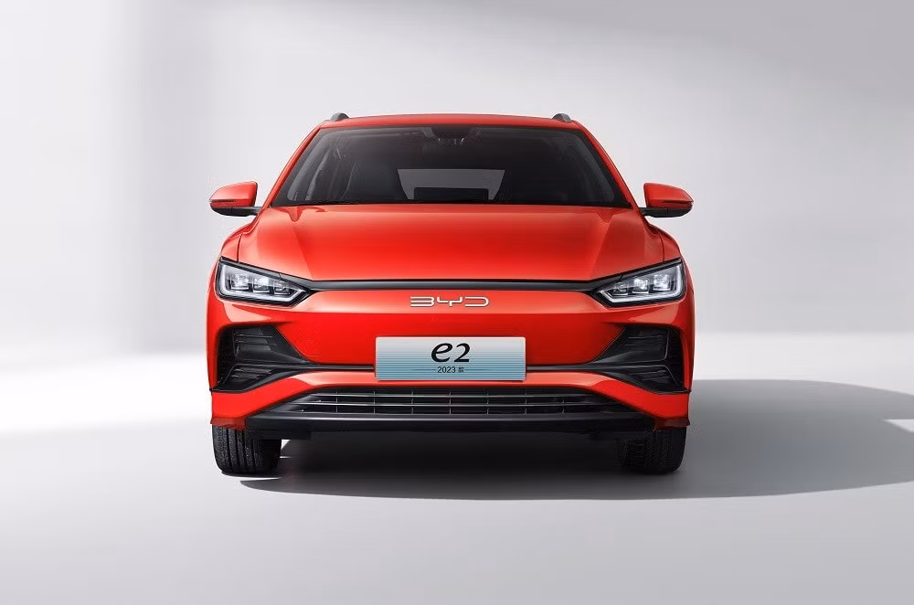 byd e2 2023 chinh thuc ra mat tai trung quoc gia chi ngang bang hyundai grand i10 hinh 2