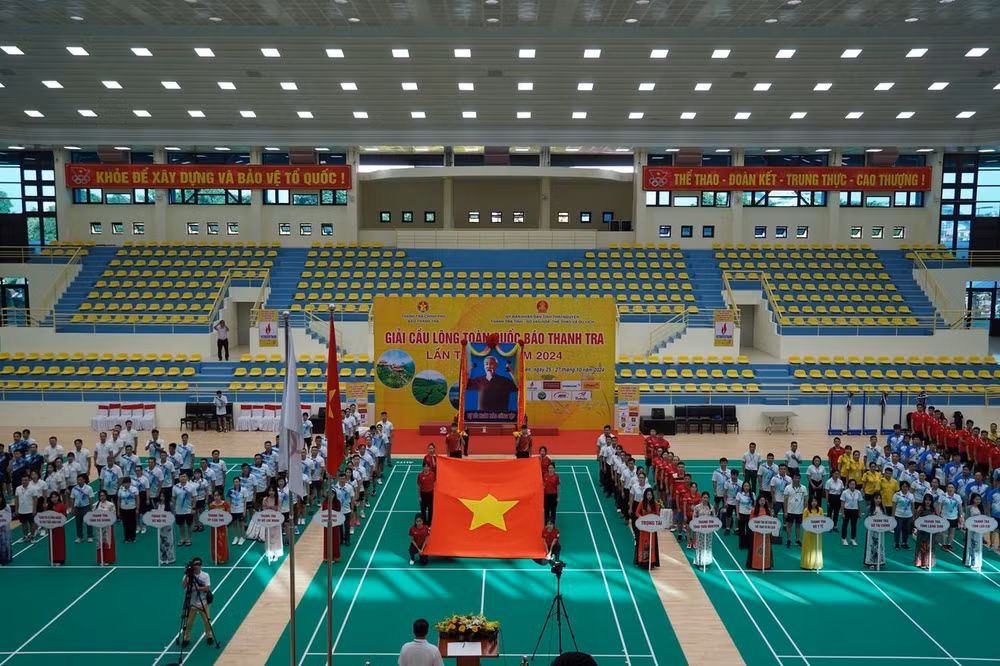 khai mac giai cau long toan quoc bao thanh tra lan thu xix hinh 1