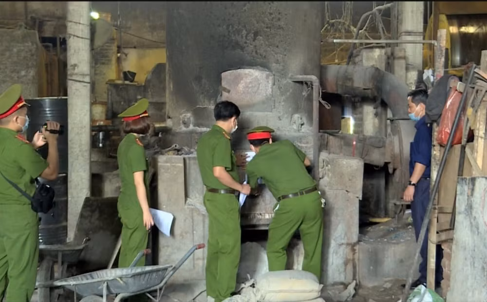 bac ninh hang loat co so giay buc tu moi truong da xin dung hoat dong hinh 1