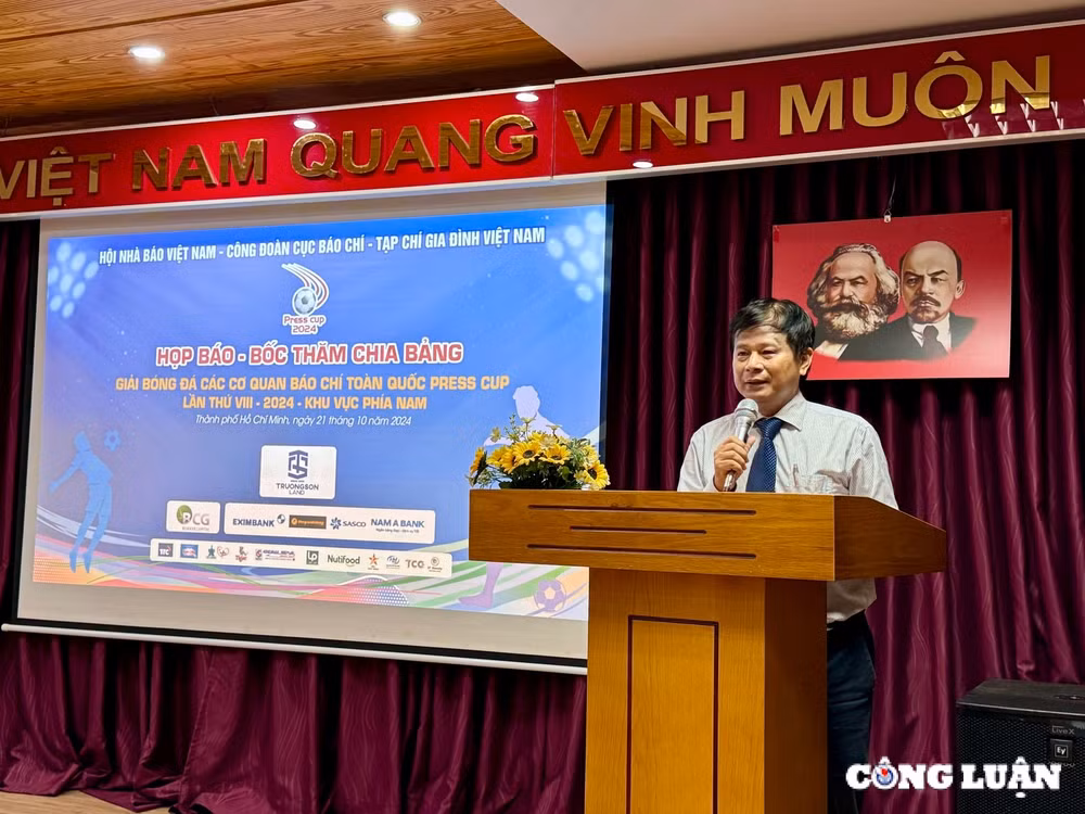 12 doi tham du giai bong da cac co quan bao chi toan quoc press cup 2024 khu vuc phia nam hinh 1