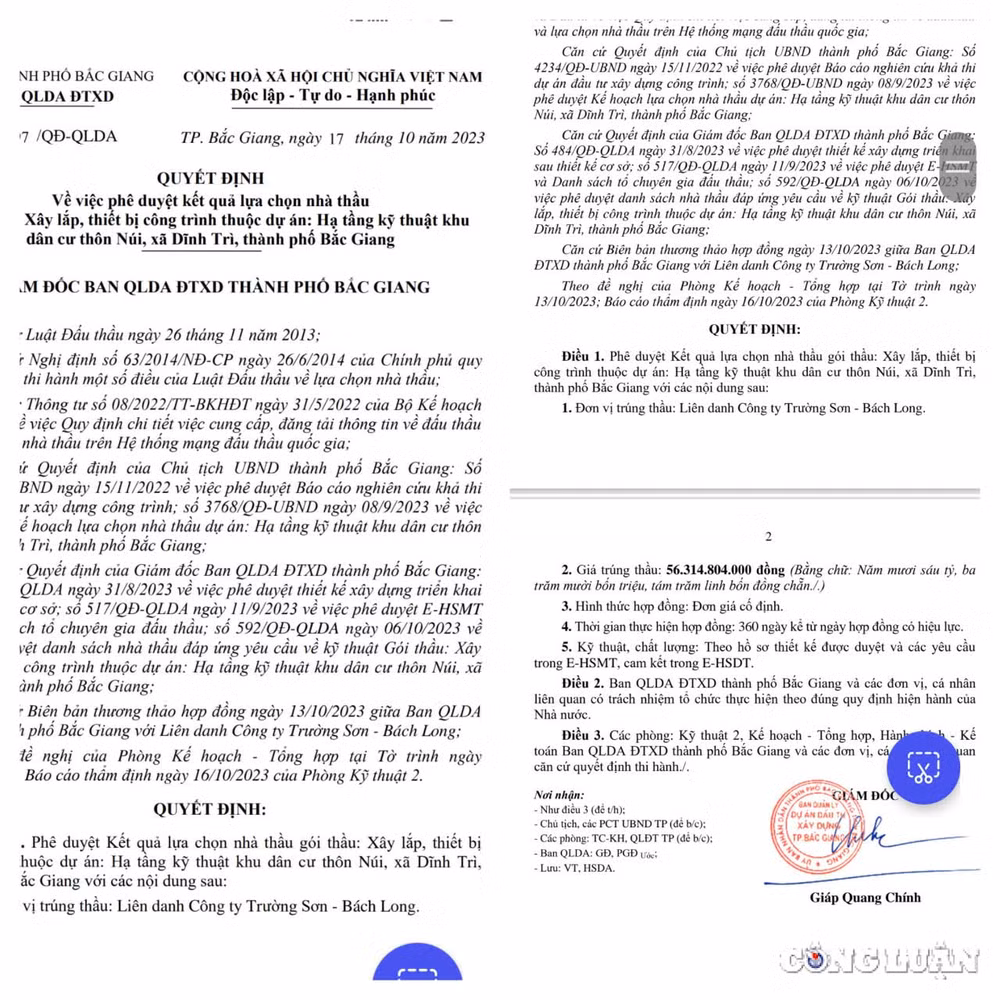 mot so goi thau cua ban qlda dtxd thanh pho bac giang co dau hieu thi cong gian doi hinh 1