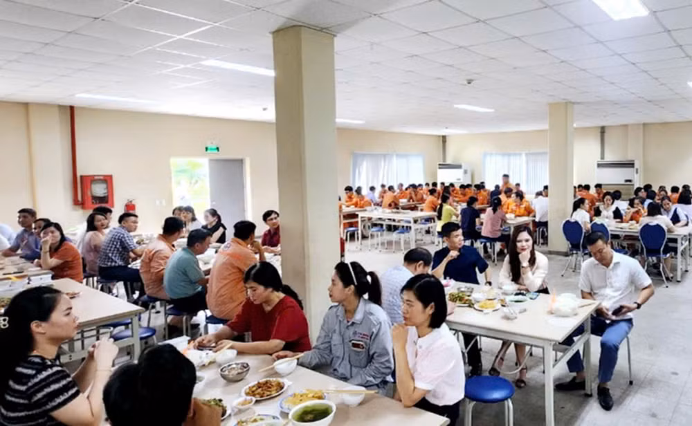 cong ty nhiet dien mong duong bua com cong doan am long nguoi lao dong hinh 2
