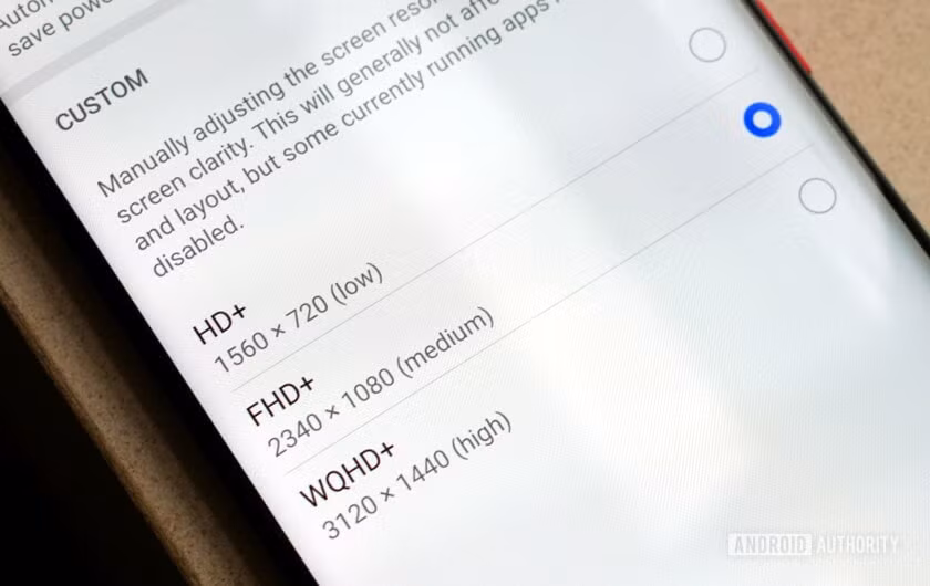 QHD và QHD+ không còn là ưu tiên hàng đầu của các hãng.