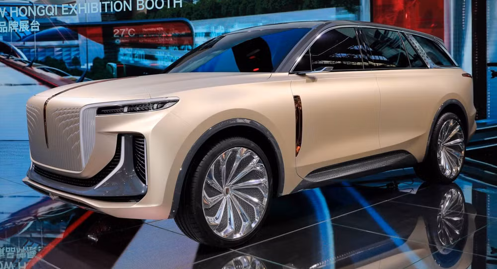 Hongqi E115 tại triển lãm ô tô Quảng Châu 2019. Ảnh: Carscoops
