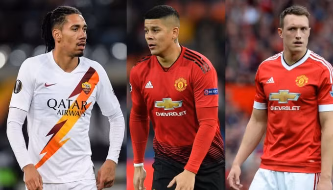 Chris Smalling, Marcos Rojo và Phil Jones là 3 cái tên sẽ phải ra đi. Ảnh: TL