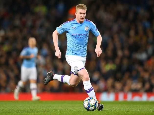 Kevin de Bruyne có thể rời Man City trong trường hợp đội bóng nước Anh không được dự cúp châu Âu. Ảnh: Getty