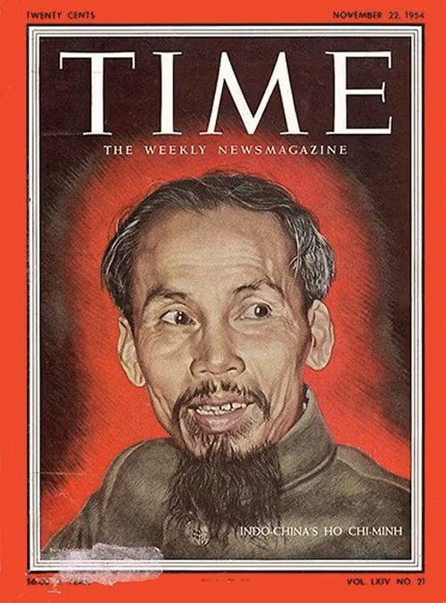 Chủ tịch Hồ Chí Minh trên bìa tạp chí Time.