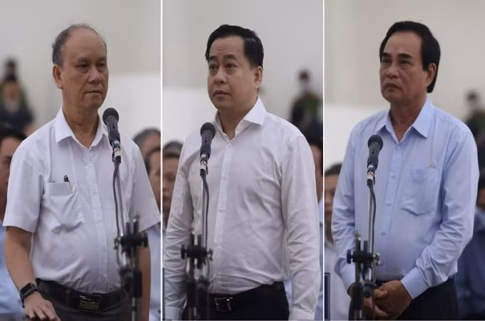 Hai cựu chủ tịch Đà Nẵng và Phan Văn Anh Vũ (ảnh st)