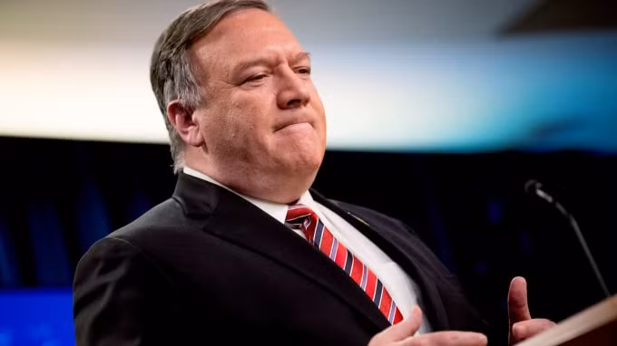 Ngoại trưởng Mike Pompeo là người luôn có những phát ngôn cứng rắn về Trung Quốc - Ảnh: Reuters