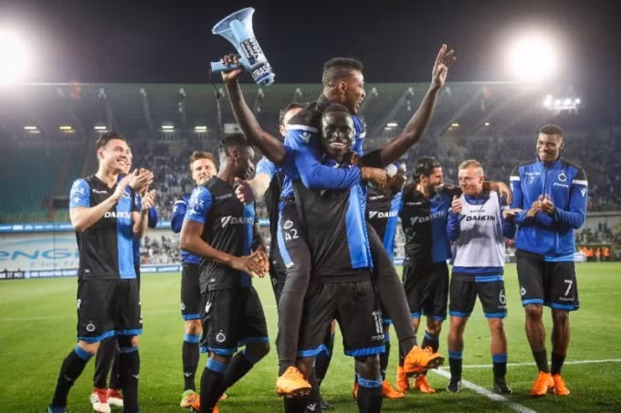 CLB Club Brugge với cách biệt quá lớn so với đội nhì bảng đăng quang chức vô địch Bỉ. Ảnh: Getty