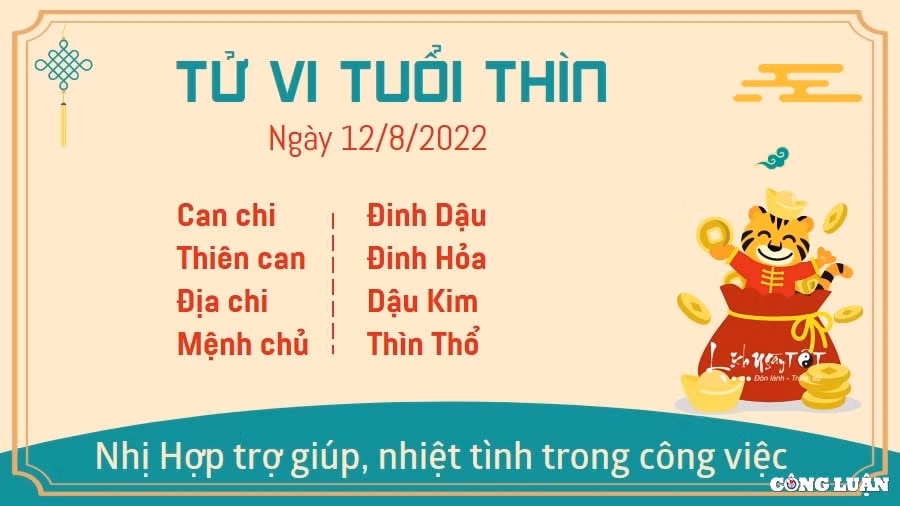 tu vi hom nay 12 8 2022 thu 6 ngay 15 7 am lich cua 12 con giap hinh 5